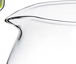 Ny Stor Kapacitet 1500ML varmeandigt Glas Tekande Med Rustfrit Stål Filter Tykke Glas Te, Vand, Kaffe, Elkedel