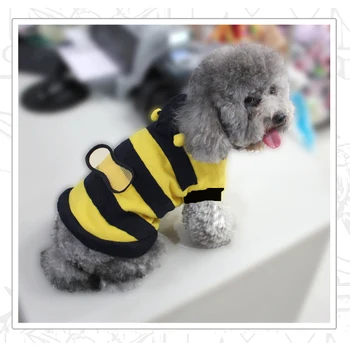 Ny Sød Hund, Kat, Kæledyr Leverancer Bumble Bee Dress Up Kostume Tøj Pels Tøj