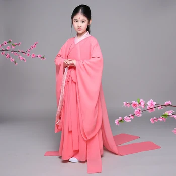 Ny Traditionel, Elegant Hanfu Piger Kostume Kinesiske Antikke Kostume Prinsesse Fe folkedans Gamle Kostumer til Piger