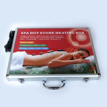 Ny type! 26pcs/indstille Hot stone body massager gul Jade Salon, SPA med varmelegeme bag ysgyp-nls CE og ROHS
