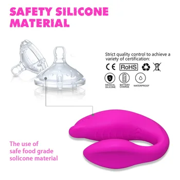 Ny Vandtæt 10 Speed Silicone Vibrator Genopladeligt Klitoris G-punkt-massage for par, Voksen Sex Legetøj til Kvinde sex-produkter