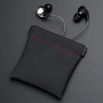Ny Øretelefon Opbevaring Tilfælde, Blød PU læder Taske Opbevaring Vandtæt Egnet Til Earbud Hovedtelefon Bluetooth Headset Mayitr
