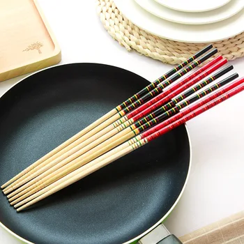 Nye 1 Par Super Lange Spisepinde Kog Nudler Dybt Stegt Hot Pot Traditionel Kinesisk Stil Bambus Restaurant Hjem Køkken