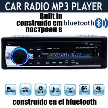 Nye 12V Bil Stereo FM-bil-Radio, bluetooth, MP3-Afspiller Understøtter Bluetooth Telefon-USB/SD MMC-Port Bil RADIO I Dash 1 DIN