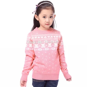 Nye 2016 Børn Sweater Foråret Efteråret Piger Cardigan Børn Turtle Neck Sweater Girl ' s Fashionable Stil overtøj pullovere