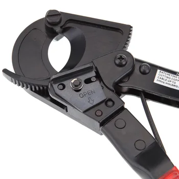 Nye 240mm2 Antal løb Løbsk Ratchet kabelsaks til Kobber Aluminium Kabel-Wire Cutter Tang Hånd Værktøj Ikke til at Skære Stål Wire