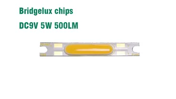 NYE 50stk/masse DC9V 5W 50*7mm 500lm CRI80 Strip COB LED lys chip med bridgelux chips BIL PÆRE LED