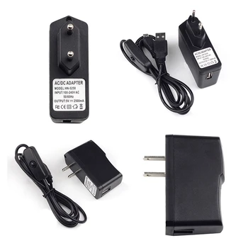 Nye 5V-2.5 til ET EU-USA Tilslut Mikro-USB-Oplader Adapter til Raspberry Pi 3 Tablet Strømforsyning TÆND/SLUK-Kabel