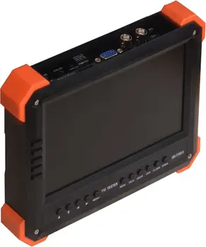 Nye 7 Tommer 4 i 1 HD CCTV Tester Overvåge Analog HD-TVI AHD CVI 1080P 5MP Kamera Test VGA-HDMI-Indgang, 12V2A