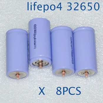 NYE 8stk IFR 3.2 V 32650 5000mah batteri LiFePO4 genopladelige lithium-ion cellen til Elektrisk cykel e-cykel batteri med skrue