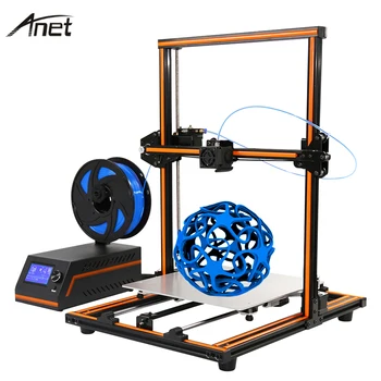 Nye Anet E10 E12 Nemt Samle Impresora 3D Printer DIY Kit Fuld Aluminium Imprimante 3D Stor Størrelse Reprap i3 Med 10m Filament