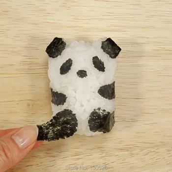 Nye Ankommer Dejlige Panda Bear Form Nori Punch DIY Sushi Kaffefaciliteter Ris Bold Onigiri Mug, Skimmel For Baby Kid Værktøj, Køkken Tilbehør
