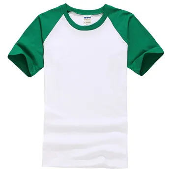 Nye Ankomst 2016 ensfarvet, kortærmet Raglan T-shirt, Bomuld, til Mænd T-shirts Klassisk Stil, med Enkle, Grundlæggende Mænd T-shirts