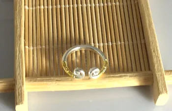 Nye Ankomst 925 Sterling Sølv Runde Ringe til Kvinder, Justerbar Størrelse Mode Ring sterling-sølv-smykker
