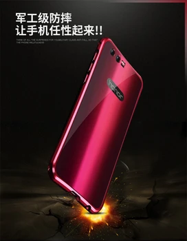 Nye ankomst Dække Huawei Honor 9 Tilfælde Aluminium Dual farve Kofanger tilfælde Luksus Metal Bumper cover coque for Huawei Honor9 fundas