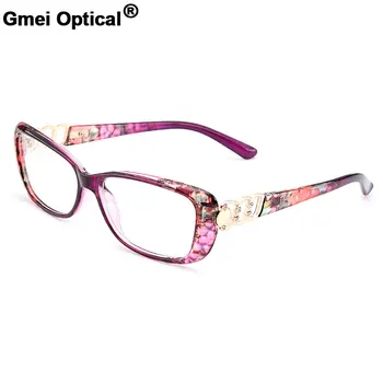 Nye Ankomst Gmei Optisk Farverige Kvinder Fuld Rim Optiske Briller Rammer Kvindelige Urltra-Lys TR90 Plastic Nærsynethed Brillerne M1379