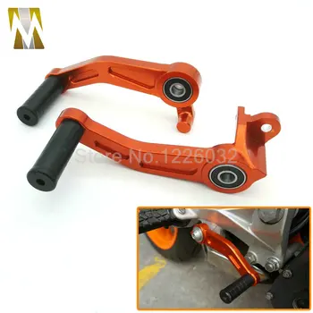 Nye ankomst Motorcykel Orange CNC Aluminium Bremse, Kobling, Gear Pedal Armen For KTM DUKE 125 200 390 2013