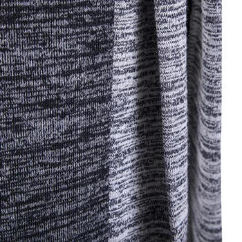 Nye Ankomst Mænd Patchwork Sweater Mode Mønster Design, Langærmet Cardigan Robe Slank Sweater Casual Sweater