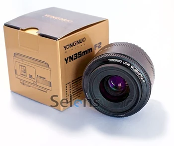 Nye Ankomst! Original YONGNUO Linse YN 35mm f/2 Store Blænde Vidvinkel autofokus Linse til Canon EOS DSLR-Kamera