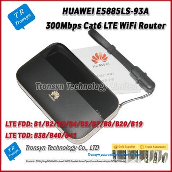 Nye Ankomst Originale Låse 300Mbps 4G LTE Mobilt WiFi Hotspot Støtte B1/B2/B3/B4/B5/B7/B8/B20/B19 For HUAWEI E5885LS-93A