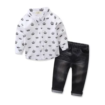 Nye Baby Drenge Herre sæt Tøj Sæt,Høj kvalitet Kids habitjakke+T-Shirt+Bukser 3stk Sport Tøj, der Passer,Drenge Foråret Tøj