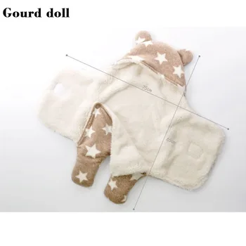 Nye Baby, spædbarn winter soveposer som ramme for nyfødte cocoon wrap sleepsack,sovepose baby som tæppe & svøb