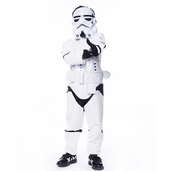 Nye Barn, Dreng, Deluxe-Star Wars The Force Vækker Storm Troopers Cosplay Fancy Kjole Kids Halloween, Karneval Fest Kostume