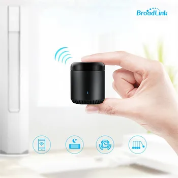 Nye Broadlink RM Mini3,Smart Home Automation,WiFi+IR+4G,Universal Intelligent APP Trådløse IR-Fjernbetjening, Sort Bønne