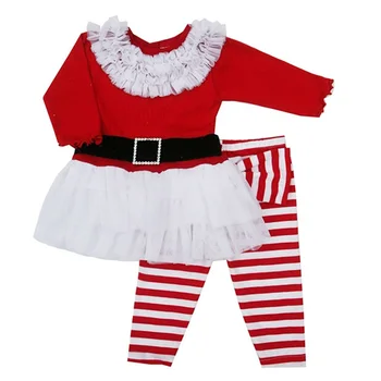 Nye Børn Jul Tøj Sæt Baby Drenge og Piger Jul Jakkesæt og Kjole Santa Claus Kostumer Nyfødte Enfant Tøj
