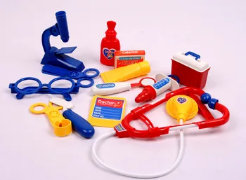 Nye Børn Pædagogiske Foregive Læge Tilfælde Toy Sæt Barn Medicinsk Kit Læge Tilfælde Sygeplejerske Rollespil Toy Sæt Gaver