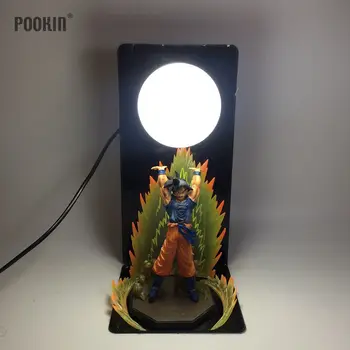 Nye Dragon Ball, Son Goku Eksplosion af Bomber Luminaria Led Nat bordlampe Ferie Gave Værelse Dekorative Led-Belysning I EU ' OS Stik