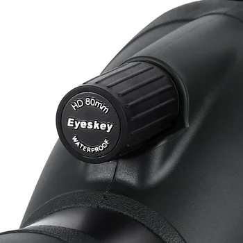 NYE! Eyeskey Vandtæt Vinklet 20-60x80 Zoom Jagt Teleskop Spotting Scope, Nitrogen Fyldt for Birding at Se Dyreliv