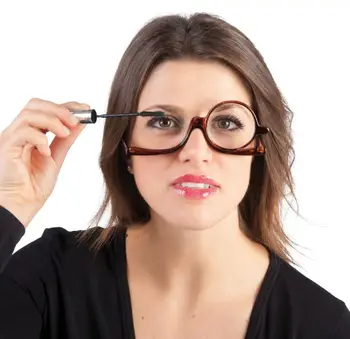 Nye Forstørrelsesglas Makeup Læsning Glas Mænd Kvinder Folde Briller Kosmetiske Generelt