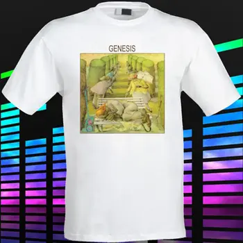 Nye Genesis *Selling England By The Pound Mænds Hvid T-Shirt i Størrelse S Til 2XL T-Shirt Afslappet Korte Ærmer til Mænd Beklædning til Sommer