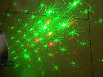 Nye hot 2 Linse Loft Lampe laser lys Lys Fase DJ Diskotek Fase 150mW RG forsænket Laser DJ Pro Vis Belysning