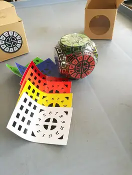 Nye Hot 2x2 Time Machine Magic Cube Puslespil Begrænset Version Form af Hjul af Visdom Cubo Magico Læring Pædagogisk Legetøj Gave