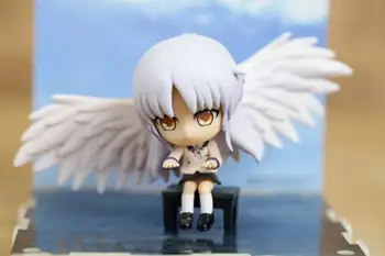 NYE hot 7cm Angel Beats klaver Tachibana Kanade action figur legetøj samling Julegave med box