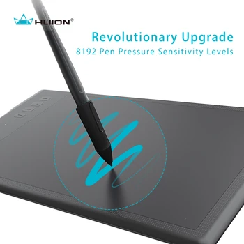 Nye Huion Inspiroy Q11K Trådløse Tegning Tablet Digital Pen Grafik Tablet-Pen at Skrive Pad Tablet Pen Skærm