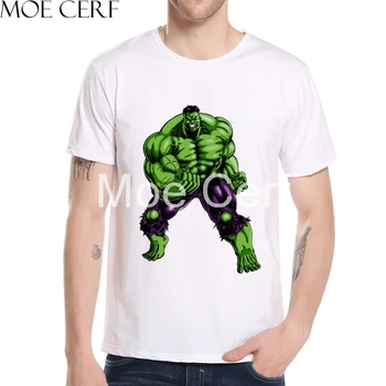 Nye Hulk, Captain Super Hero 3D Printet T-Shirt fed Film Desinger Mænd T-Shirts, Sommer Korte Ærmer Nørd Stil Toppe Tee L1-F-30