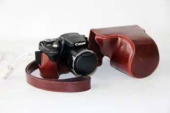 Nye Kamera Taske Tilfældet For Canon SX60 SX50HS SX50 SX40HS SX40 PU Læder Kamera Cover-Etui Med Strop