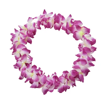 Nye Kunstige Blomster Falsk Blomst Halskæde Til Hawaii Beach Wedding Party Dekorationer