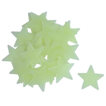 Nye kvalificeret 35 x Mini stjerner selvlysende Wall Stickers fluorescerende Skær moskus fosforescerende lys nat
