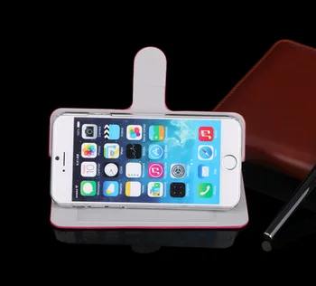 Nye luksus Mode cover Til iPhone 6 6S Dække Flip Book Tegnebog Design Mobiltelefon Taske Til iPhone 6 6S Med Kort Slot