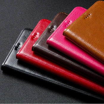 Nye Luksus Ægte Læder Cover Til Xiaomi 5 Mi5 M5 Magnetiske Stå Flip Mobiltelefon Tilfælde