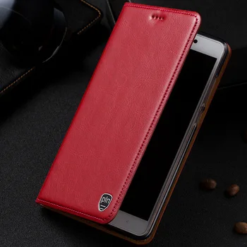 Nye Luksus Ægte Læder Cover Til Xiaomi 5 Mi5 M5 Magnetiske Stå Flip Mobiltelefon Tilfælde