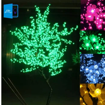 Nye Luz De LED Cherry Blossom Træ Lys Luminaria 1,5 M 1,8 M LED Træ Lampe Landskab Belysning af Udendørs Jul Bryllup Deco -