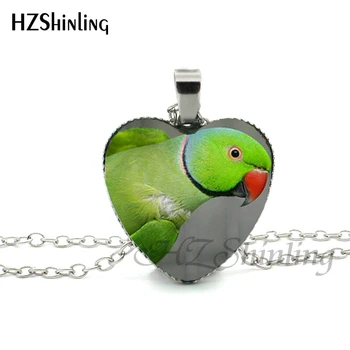 Nye Macaw Hjerte Halskæde Papegøje Hjerte Vedhæng Dyr, Fugl, smykker Kvinder Hjerte-Formet Halskæde HZ3