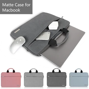 Nye Mat Laptop Taske Tasker til Apple Macbook 12 Tilfælde Notebook 13.3 Cover til Macbook Air Pro 13 Sager med Magt Pose