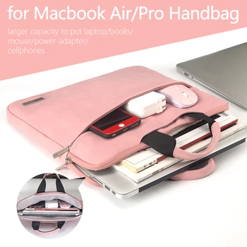 Nye Mat Laptop Taske Tasker til Apple Macbook 12 Tilfælde Notebook 13.3 Cover til Macbook Air Pro 13 Sager med Magt Pose