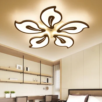Nye Moderne led-loftsbelysning til stue, soveværelse Plafon hjem Belysning kombination med Hvid og Sort home Deco-loft lampe